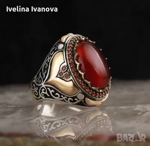 Стилен мъжки пръстен , снимка 3 - Пръстени - 53797779