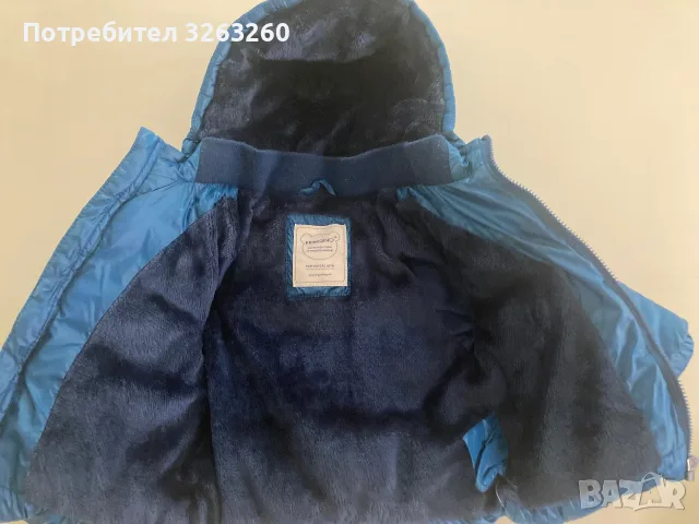 Зимно яке за бебе 6-11 месеца , снимка 5 - Бебешки якета и елеци - 56350425