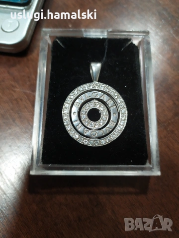 Сребърен медальон Bvlgari