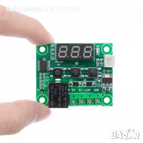 W1209 Терморегулатор на 12V DC термоконтролер термостат W1209, снимка 4 - Друга електроника - 50755788