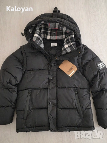 Burberry puffer яке, размер L, снимка 2 - Якета - 52886991