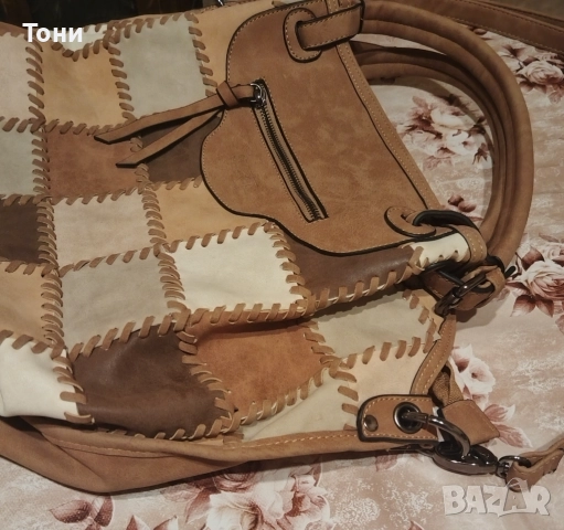 SECRET Оригинал Нова Кожена Дамска Чанта , снимка 5 - Чанти - 51773537