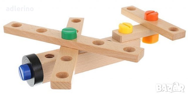 Детска игра Стол за сглобяване, 54 части, инструменти, практичен конструктор, снимка 4 - Конструктори - 34378860