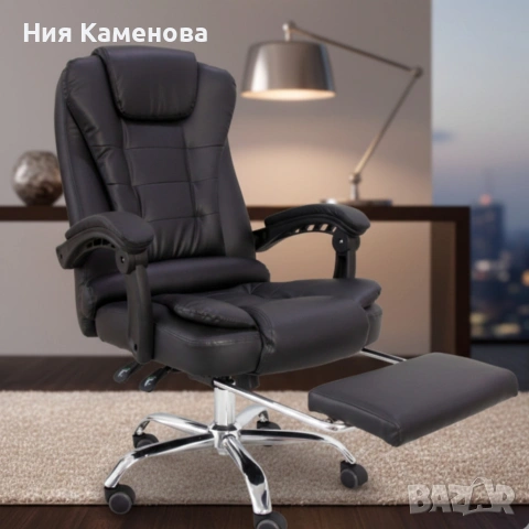 Ергономичен офис стол с усещане за истински комфорт, снимка 3 - Столове - 53151005