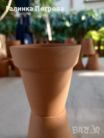 Керамични чашки,саксийки, снимка 2 - Декорация за дома - 51595875