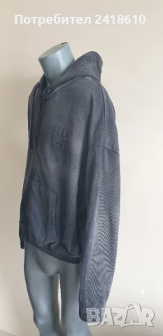 Hugo Boss HUGO Dulongo Washed Full Zip Oversize  Mens Size L НОВО! ОРИГИНАЛ! Мъжки Суичер!, снимка 15 - Суичъри - 53337056