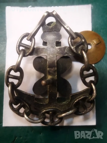 Морски знак "Механик неограничени мощности" - Главен Механик , снимка 4 - Антикварни и старинни предмети - 51322976