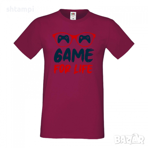 Мъжка тениска Game For Life, снимка 5 - Тениски - 36193154