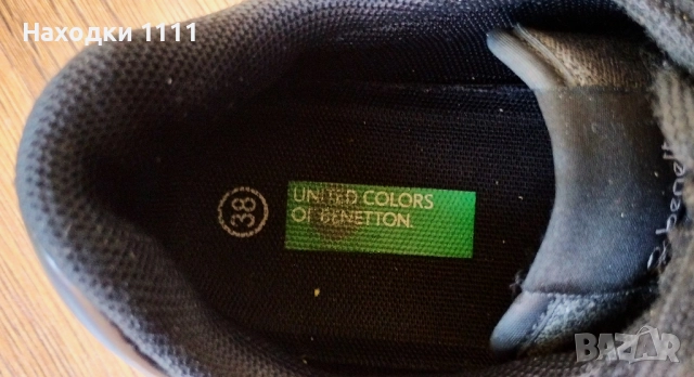 BENETTON Бенетон Готини сникърси маратонки, оригинални, номер 38, перфектни, снимка 10 - Маратонки - 52122394