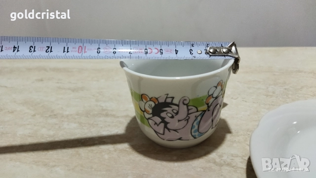 български порцелан детски комплект за хранене , снимка 9 - Антикварни и старинни предмети - 51716970