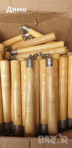 Нунджако дървени дръжки, снимка 1 - Бойно оръжие - 44804793