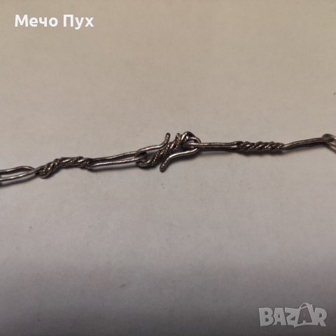 Старо сребърно колие (178), снимка 6 - Колиета, медальони, синджири - 41926941