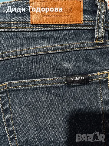 Мъжки впити дънки Pull&Bear (Размер S / EUR 38), снимка 5 - Дънки - 56369076