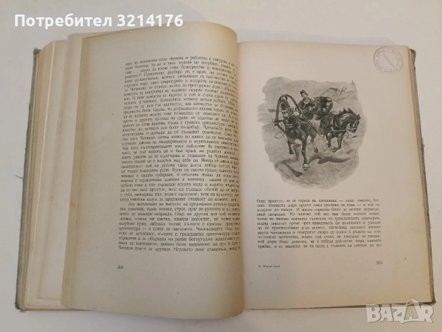 Мъртви души - Николай В. Гогол (1956, богато илюстровано издание, А4 формат), снимка 13 - Художествена литература - 51463802
