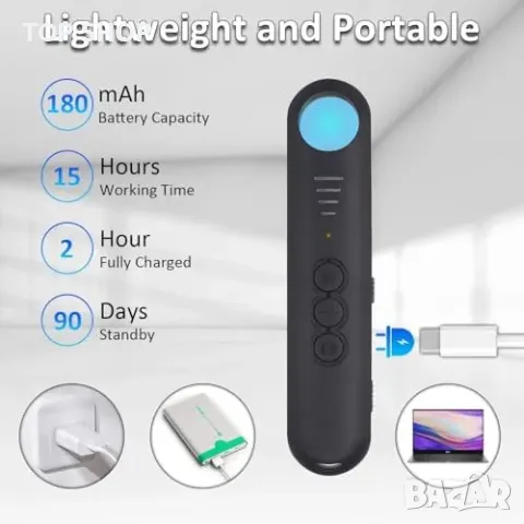 Нов Детектор за скрити камери и GPS локатори, 7 функции, портативен