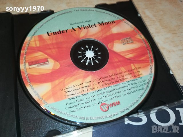 BLACKMORES NIGHT-UNDER A VIOLET MOON CD 0608231438, снимка 2 - CD дискове - 41772352