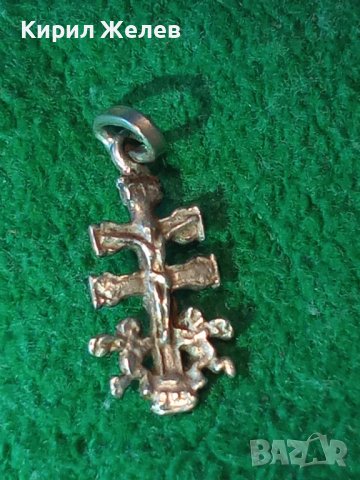 УНИКАЛНО РЯДКА МАЙСТОРСКА АРТ ИЗРАБОТКА ДВУСТРАННО СРЕБЪРНО РАЗПЯТИЕ СРЕБРО 925 КРЪСТ 19275, снимка 3 - Антикварни и старинни предмети - 40524072