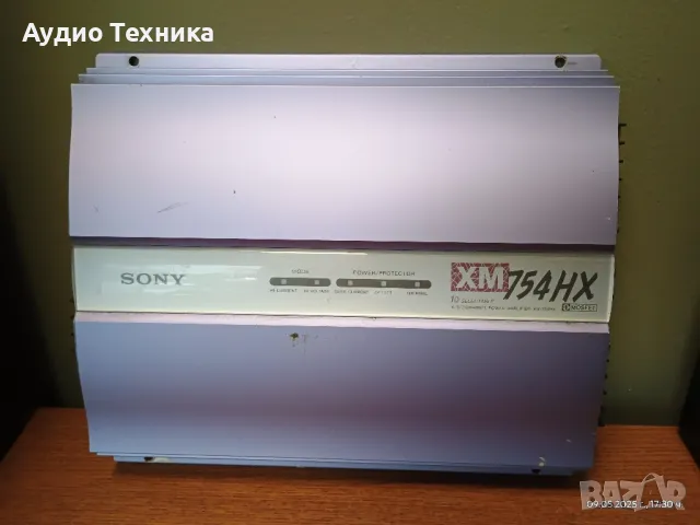 4 канален сериозен усилвател Sony XM-754HX. Перфектна работа. Изпращам видео., снимка 1