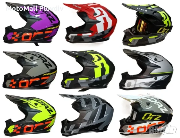 Мотокрос каска MOTOMALL различни разцветки, снимка 3 - Аксесоари и консумативи - 49683690