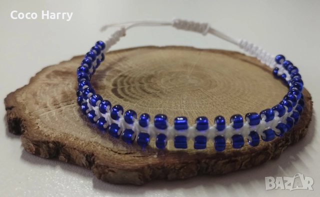 Гривна макраме,ръчно изработена, снимка 5 - Гривни - 52990680