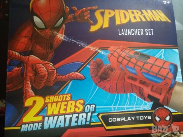 Ръкавица на Спайдърмен, с устройство за изстрелване на паяжина., снимка 3 - Столчета за хранене - 39551117