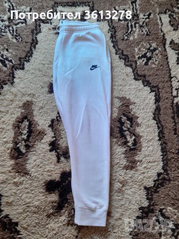 Мъжко долнище - "Nike Club Joggers White", снимка 5 - Спортни дрехи, екипи - 51356126