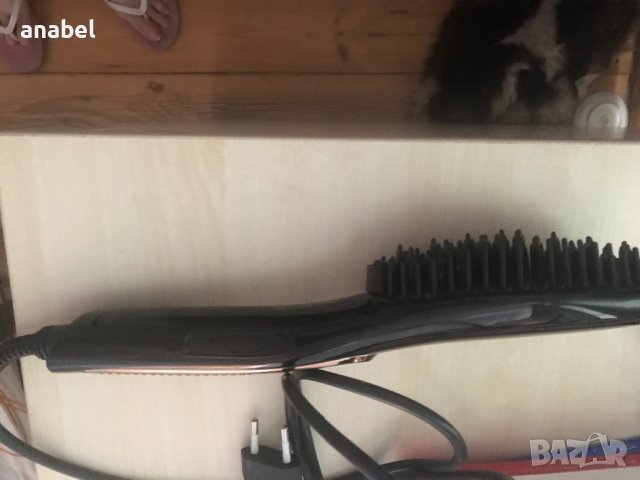 Smooth Ceramic електрическа четка за изправяне на коса на Trisa, снимка 12 - Маши за коса - 41473682