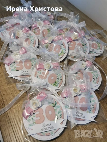 Подаръчета за гости - бал, сватба, юбилей, кръщене , снимка 3 - Декорация за дома - 53100631