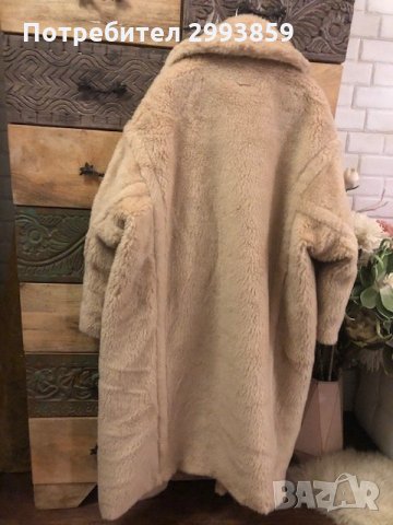 Палто камилска вълна+кашмир* teddy bear max mara Icon coat, снимка 4 - Палта, манта - 34856101