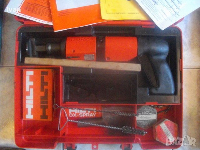 HILTI DX400 B-Пистолет Директен Монтаж В Бетон и Метални Конструкции-Комплект Аксесоари-Почти Нов, снимка 4 - Други инструменти - 42446051