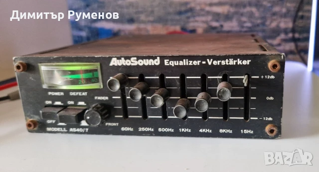 Equalizer old school / Еквалайзер, снимка 2 - Ресийвъри, усилватели, смесителни пултове - 50565800