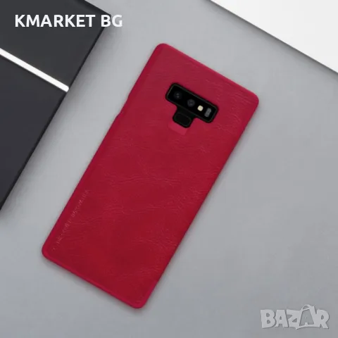 Samsung Galaxy Note9 / Note 9 Nillkin Кожен Калъф и Протектор, снимка 1 - Калъфи, кейсове - 48221681