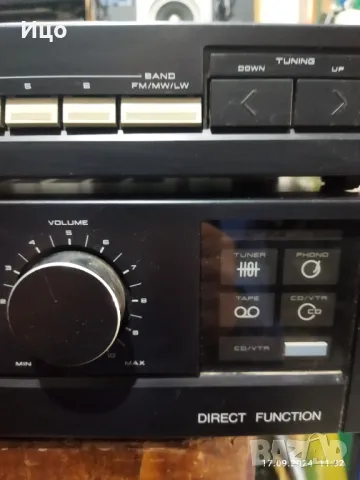 Akai усилвател с 9 канален еквилайзер и тунер., снимка 2 - Ресийвъри, усилватели, смесителни пултове - 47276612