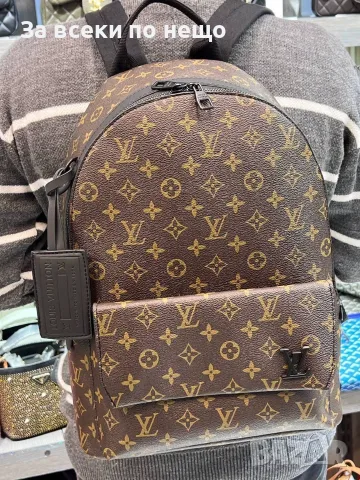 Louis Vuitton Луксозна Раница С Емблематичен Монограм И Преден Джоб - Различни Цветове Код SEM-785, снимка 2 - Раници - 56121159