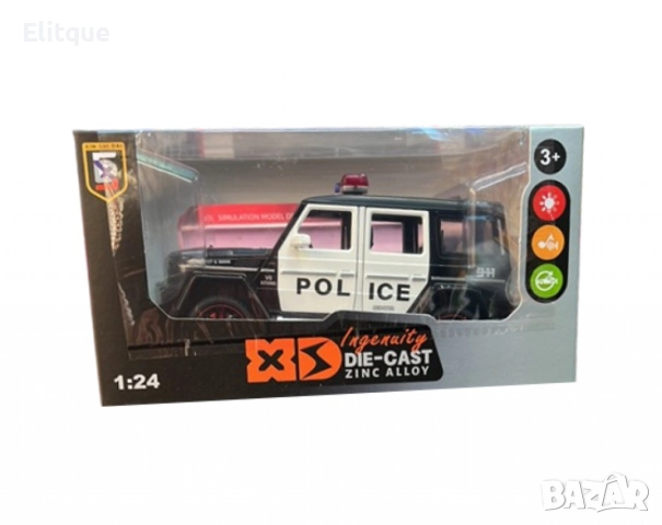 Полицейска кола или джип - Звук, светлина и реално действие в една играчка, снимка 5 - Коли, камиони, мотори, писти - 52777890