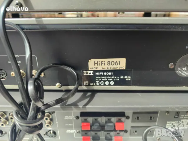 Стерео усилвател, тунер и дек ITT, снимка 7 - Ресийвъри, усилватели, смесителни пултове - 49928522