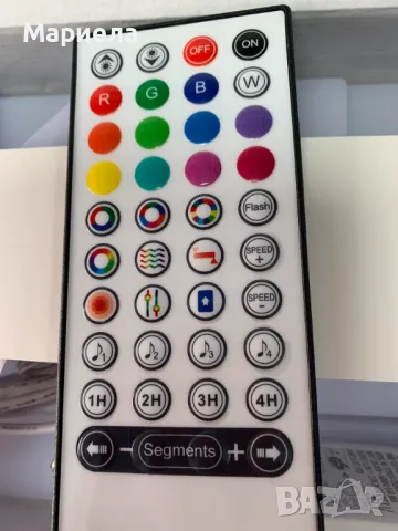 LED стенна лампа / RGB LED Лампа за Декорация / Геймърска Лампа с Дистанционно, снимка 7 - Декорация за дома - 47300253