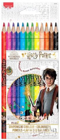 Цветни моливи Хари Потър - Harry Potter, 12цвята