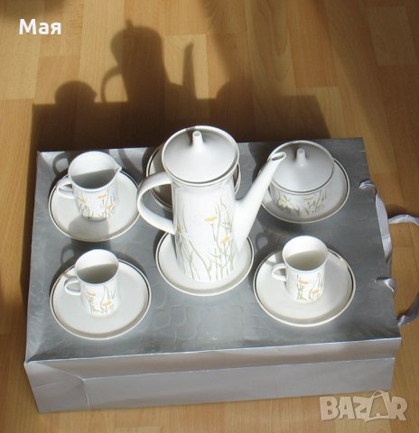 Нов сервиз за кафе или чай от фин качествен порцелан, снимка 5 - Сервизи - 35740046