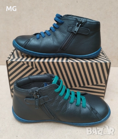 Camper TWS kids детски обувки от естествена кожа с цип #EU28/17см., снимка 3 - Детски обувки - 51945089