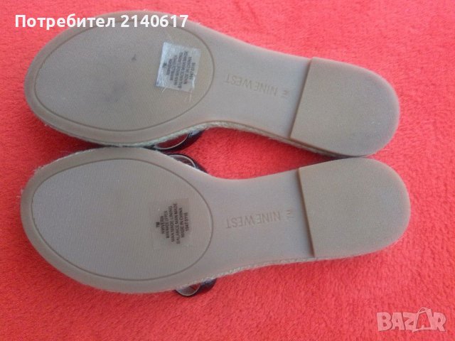 Дамски чехли,лак NINE WEST N:38, снимка 5 - Чехли - 40889368