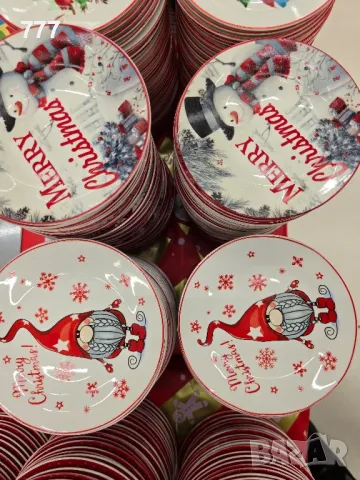 коледни чинии, снимка 4 - Чинии - 48088519