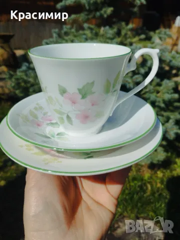 3 бр. троен сет Royal Kendall от фин костен порцелан.  12 лв. за бр., снимка 3 - Сервизи - 47723954