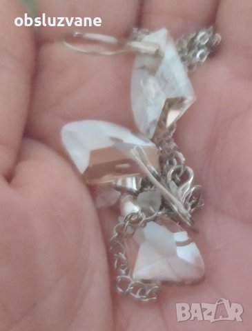 Сет висящи обеци и колие Лора