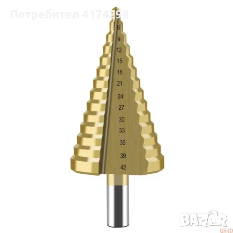Q84D 4-42mm HSS за инструмент за пробиване на свредло с титаново покритие за метален високоскоростен, снимка 2 - Такери - 53838108