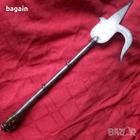 Анкус, алебарда, сабя, ятаган., снимка 7 - Антикварни и старинни предмети - 52658969