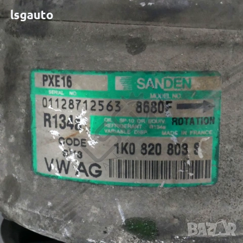Компресор климатик Volkswagen Touran I 2003-2010 ID: 157268, снимка 3 - Части - 53177271
