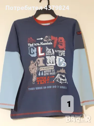 Нови блузи за момче с этикет, р.122/128, снимка 2 - Детски Блузи и туники - 48989967