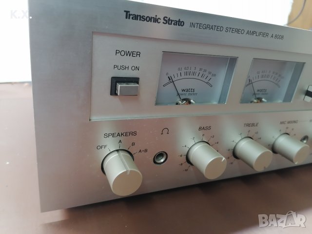 Transonic strato A8008 T8008 усилвател тунер , снимка 5 - Ресийвъри, усилватели, смесителни пултове - 44245126