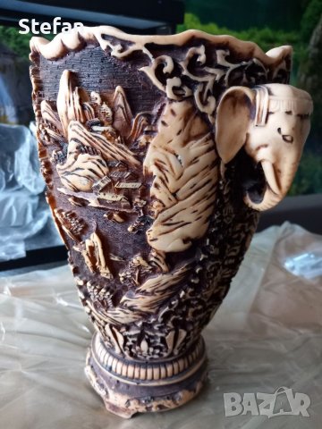 Стара азиатска ваза, снимка 3 - Антикварни и старинни предмети - 41633793